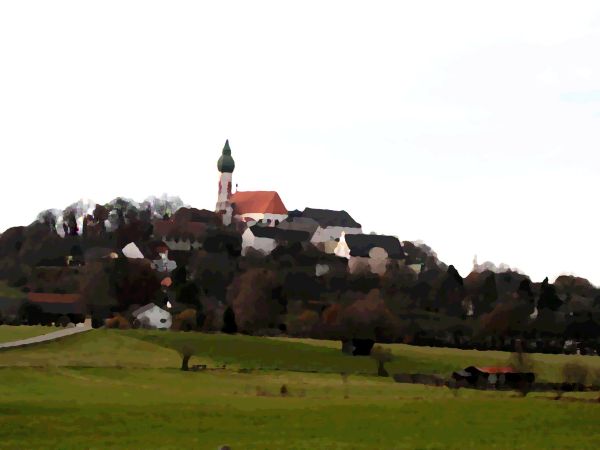 Stadt Herrsching mit Kloster Andechs