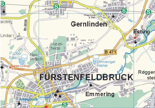 Orientierungskartografie Fuerstenfeldbruck
